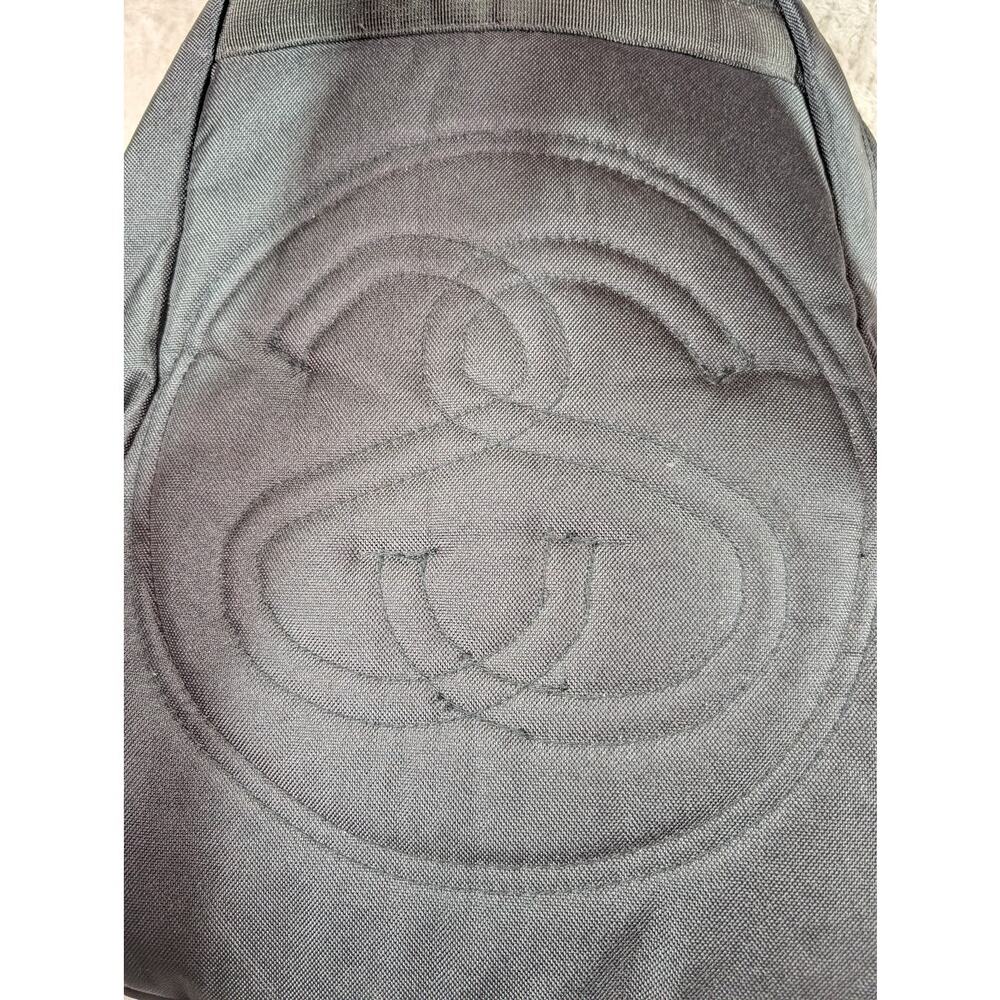 90s Y2K Vintage Stussy Black Backpack Clam Shell Skatewear Skate Unique - Picture 6 of 12